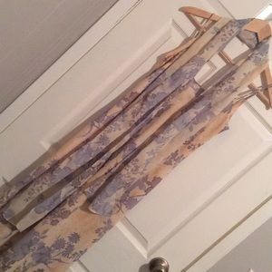 Beautiful long dress with scarf